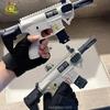 HUIQIBAO 2025 M416 Manual Water Gun Rifle Shooting Toy Summer Outdoor Play Water Sports Beach Toys For Boys Adults Gift
