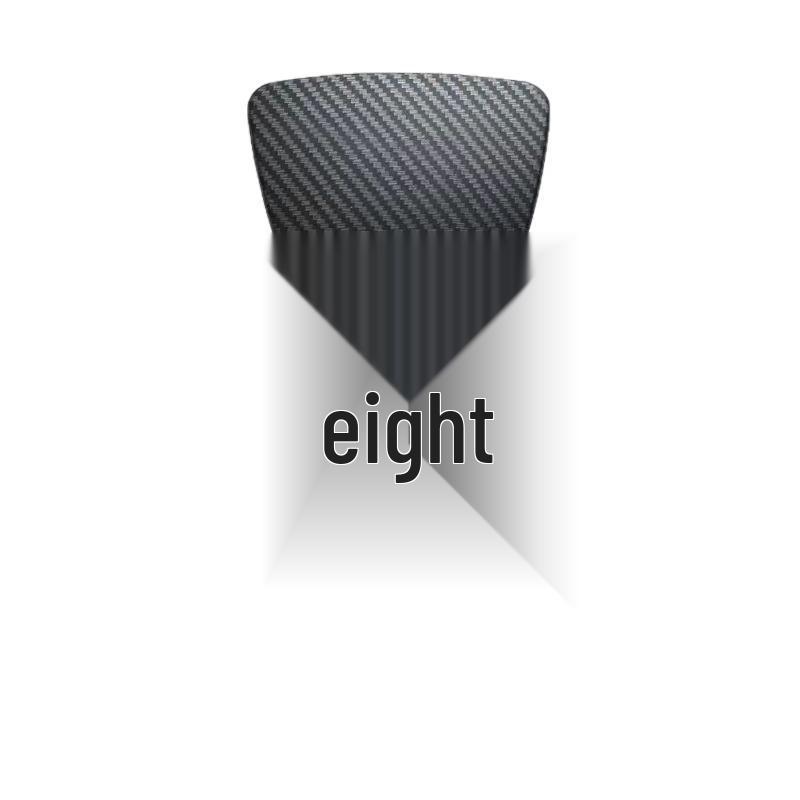 Tesla Model 3/Y Steering Wheel Button Carbon Fiber Texture Sticker - Protective and Decorative Accessory