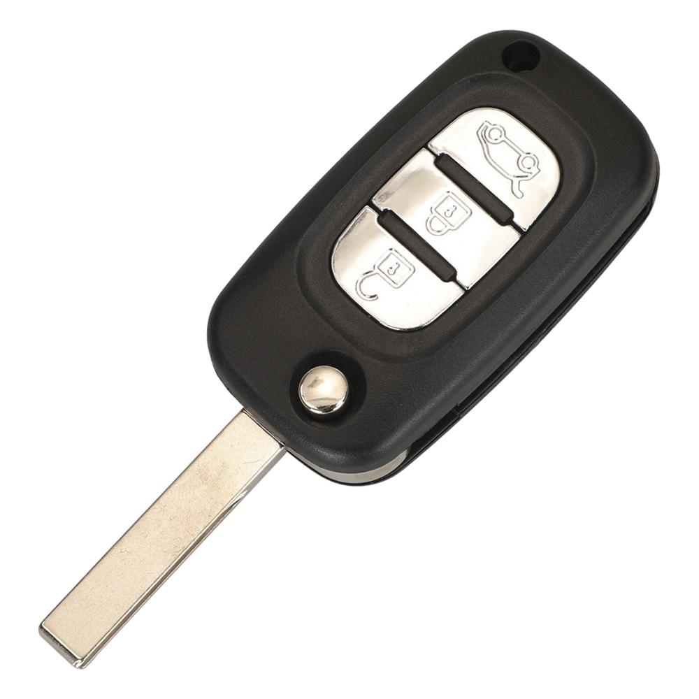 

1Pc Black Car Key Case Car Key Case Replacement Set For Renault Clio 3 Kangoo Master Modus Twingo 2006-2016 Car Accessories Style F