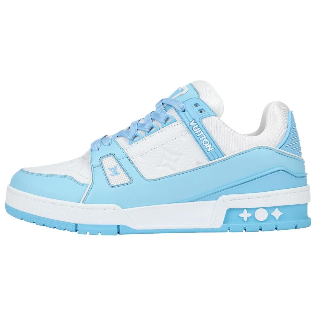 Louis Vuitton Lv Trainers 'White Monogram Blue' 1ABOFI