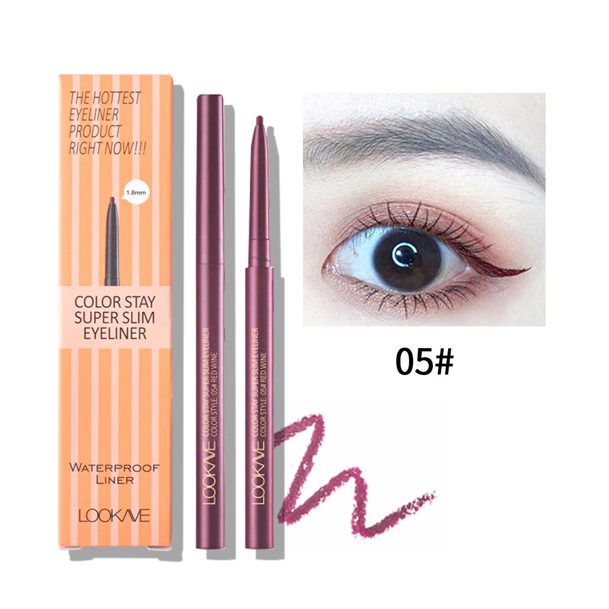 

Ультратонкая подводка для глаз толщиной 1,8 мм, цветная гелевая подводка для глаз, супертонкая гелевая ручка