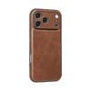 Magnetic Suction Full Coverage Leather Case for Apple iPhone 12-17 Pro Max, Drop-Proof, Men's & Women's