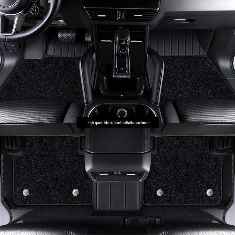 Zhijie R7 Genuine Leather Full Coverage Floor Mats Set - Carpet Style Interior Protection