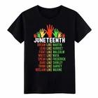 

Unisex Print T-Shirt Juneteenth Streetwear Black Leaders Inspirational Tee S