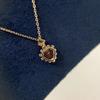 Golden Temperament Necklace Creative and Elegant Variety of Exquisite Necklace Crystal Love Necklaces