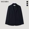[She S miSS] Notched Two Button Setup Jacket SwSjkp22080