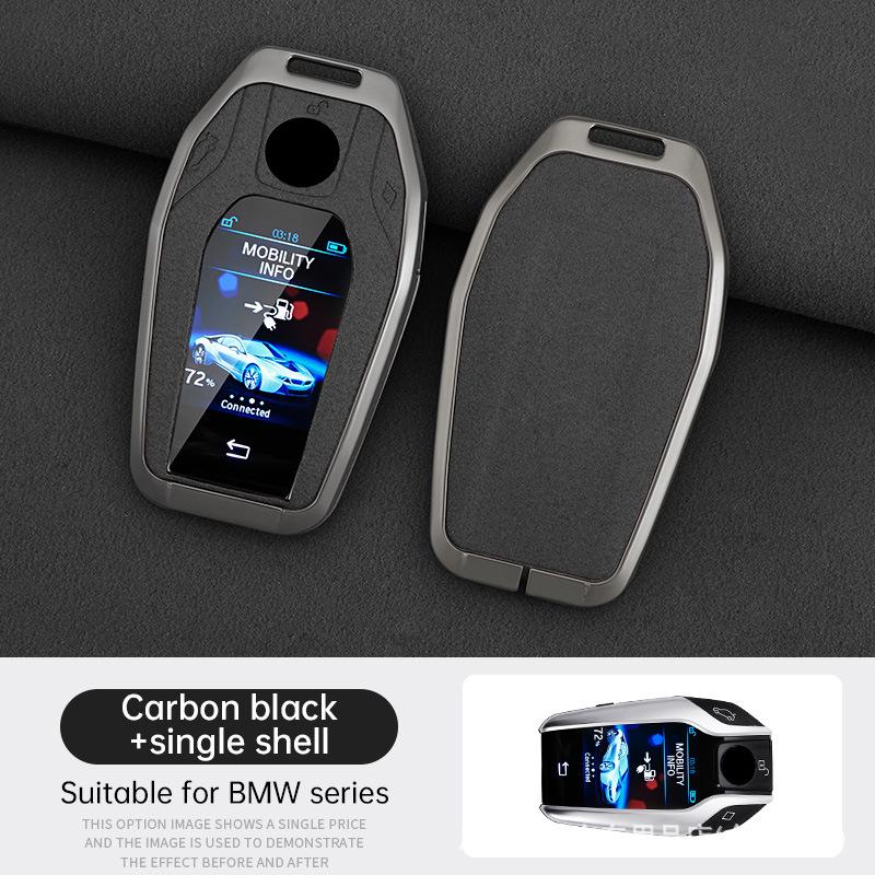 BMW 7 Series LCD Key Metal Case, X5 Remote Control Bag, 6GT Smart Touchscreen Protector