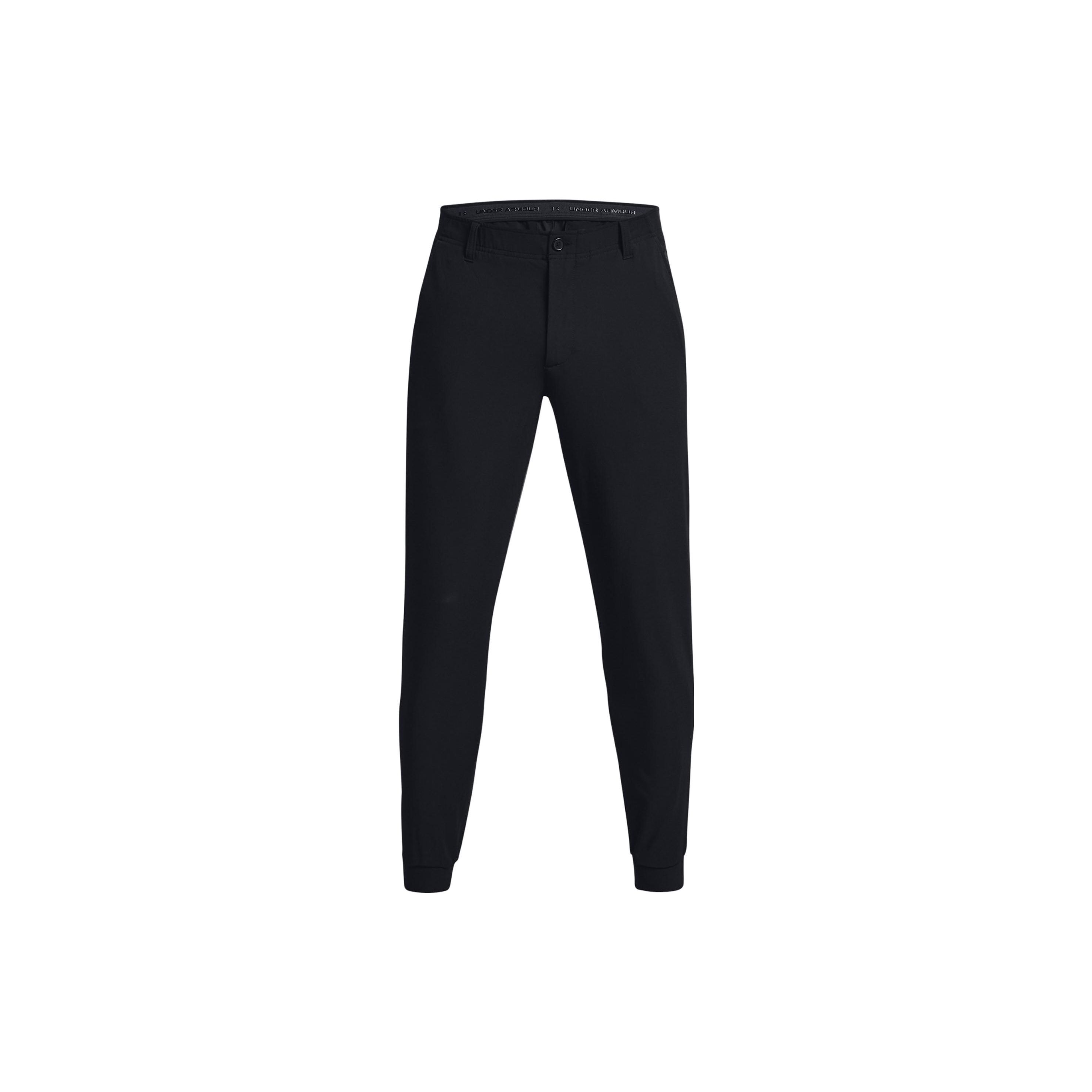 Under Armour Однотонные сужающиеся вязаные спортивные брюки мужские низ Черный 1382929-001 30