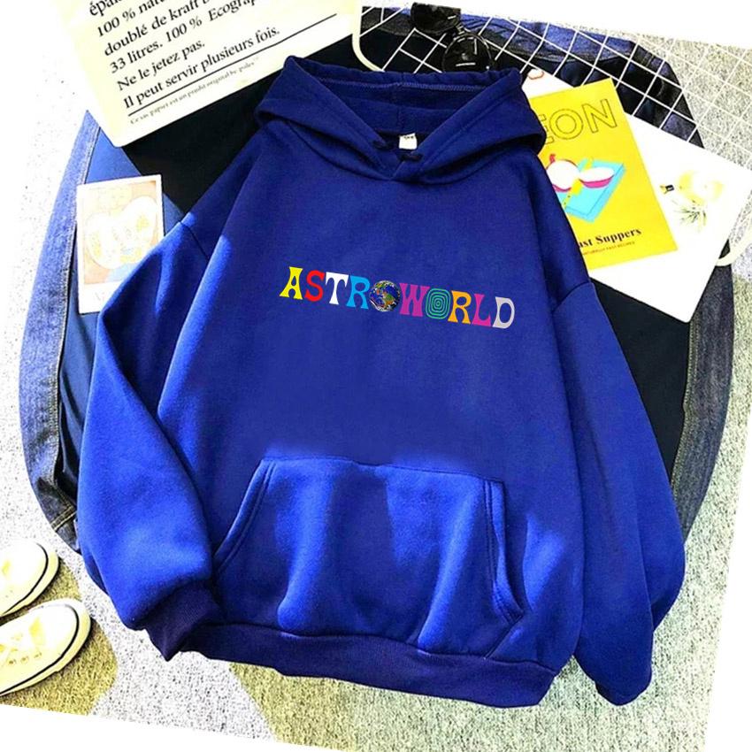 ASTROWORLD Dam Huvtröjor Fleece Dam Casual Pullover Unisex Streetwear Y2K Harajuku Herr Huvtröja Kläder