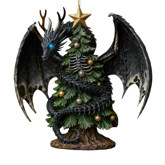 Dragon Christmas Tree Charm Ornament Festive Atmosphere Christmas Home Accents Decoration Party Accessories