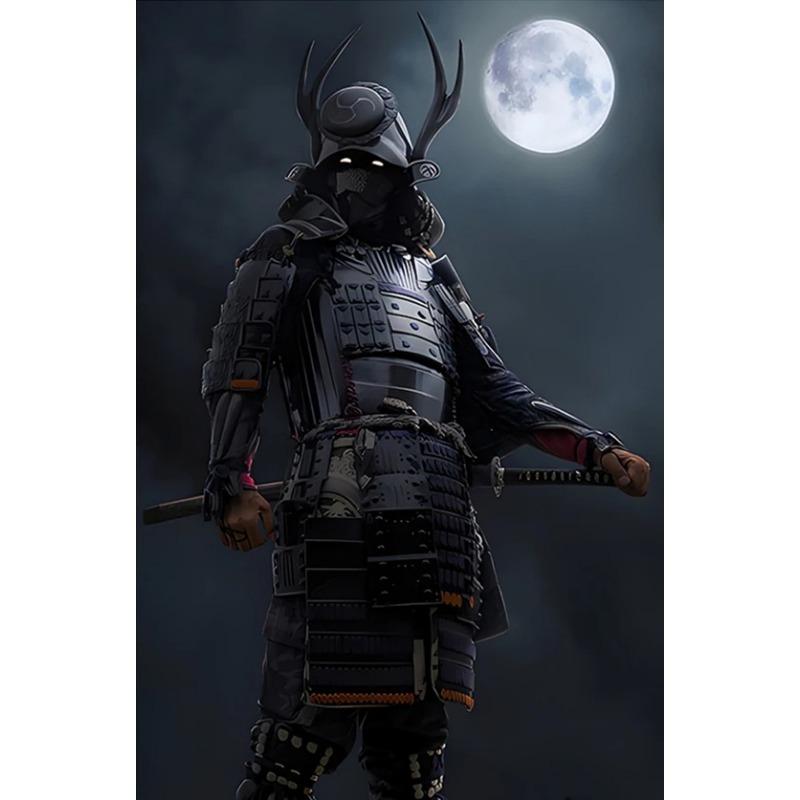 Japan Samurai Warrior Bushido Sword Art Retro Posters Canvas Painting Wall Decor Prints Picture for Living Room Home Decoration