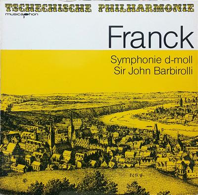 LP Record CSAR FRANCK  THE CZECH PHILHARMON  Symphonie Dmoll BM30SL4307 Musicaphon Germany Classical Used