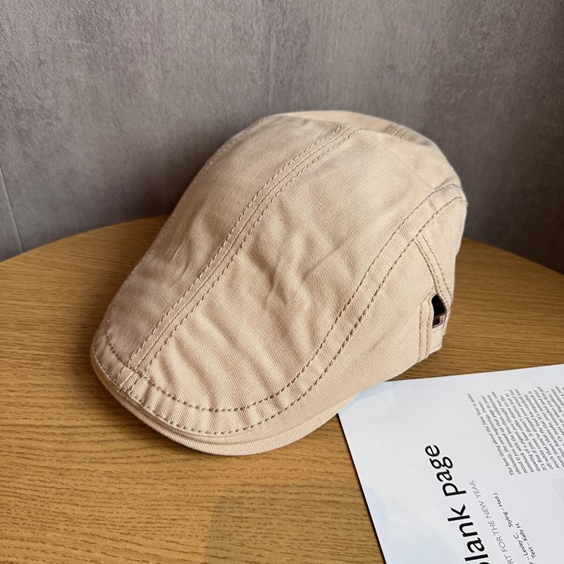 Minimalist Artist Beret Hat With Sun Protection For Women And Men