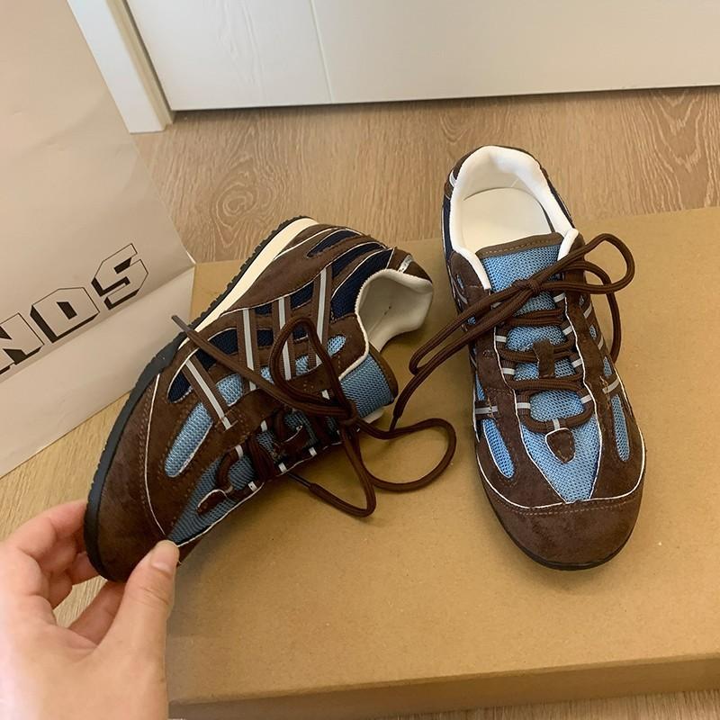 [Fanfuna] Retro German training shoes for women's 2025 autumn new niche versatile contrasting colors breathable casual sports shoes tide