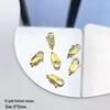 18k Gold-Plated Lobster Clasp Extender Chain with Beaded End Cap for DIY Bracelets & Necklaces