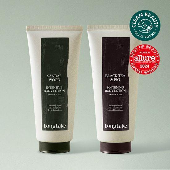 Longtake Body Lotion 200ML (Sandalwood/Black Tea & Fig)