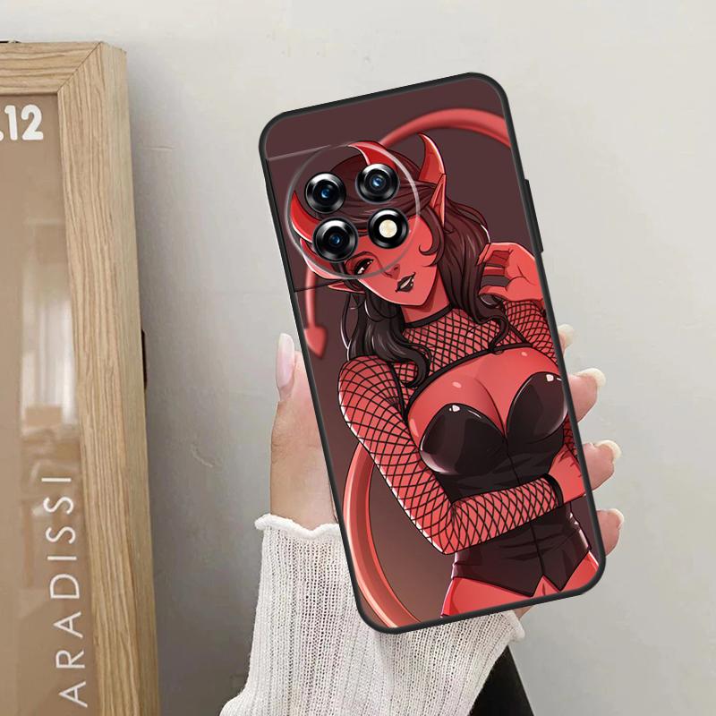 Devil Woman Case For OnePlus Nord CE 5 2 3 4 Lite N20 N30 OnePlus 15 13 12 10 R 13T 10T 11 9 10 Pro Cover