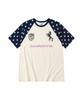 AMOU Always Star Reglan T-Shirts Blue