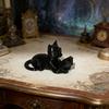 Glasses Kitten Reading Ornament, Nordic Style Study Ornament, Suitable for Bookshelves, Living Rooms, Desktop Ornaments