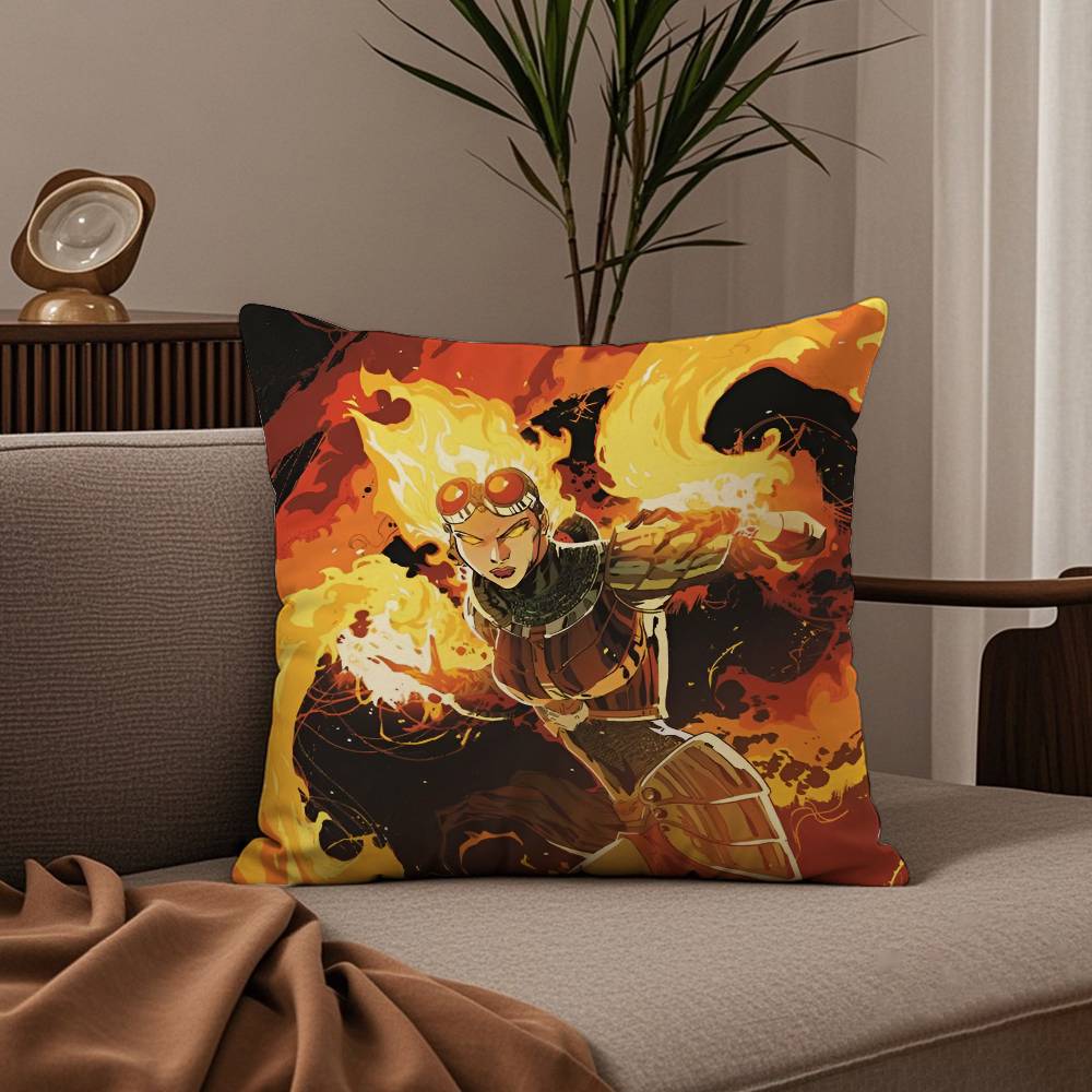 

Games M-Magic The Gathering Pillow Case Pattern Printing Pillowcase Living Room Sofa Cushion Cover Bedroom Room Decor 16x16Inch