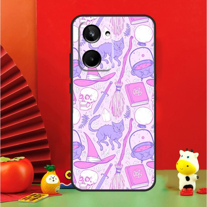 Pastel Goth Witchy For Realme GT6 GT7 15 Pro 10 11 12 13 14 Pro Plus C65 C67 C63 C61 C55 C51 C53 C35 C75 Case