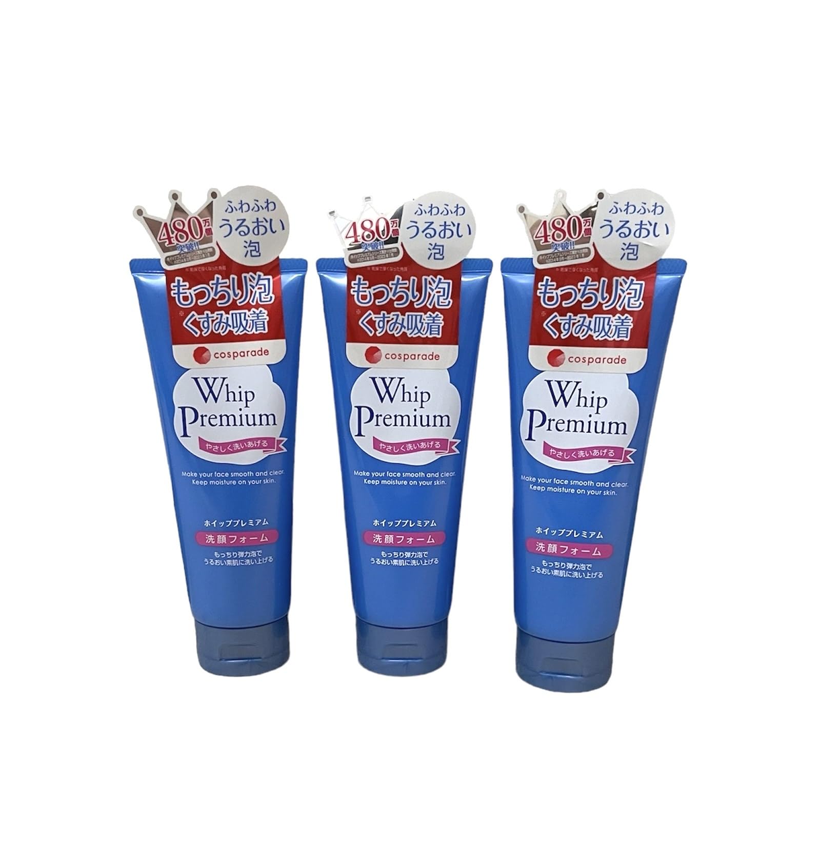 

из Whip Premium Facial Cleansing Fluffy Dullness 140 г x 3 шт. Пушистая увлажняющая пена [Набор 3] Пена, Пена, Впитывание, Набор,