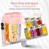 7 Grids Large Capacity Storage Cup Pill Bottle Organizer Supplement Holding 7 Various Vitamins Travel Portable Jewelry Storage