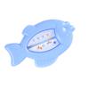 Baby Bath Thermometer Cute Little Fish Shape Baby Bathtub Water Thermometer for Wet Dry Use Blue