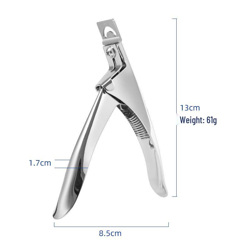 

Титановый U-образный кусачки для французского маникюра для накладных ногтей - Нержавеющая сталь