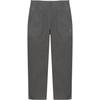 Solid Logo Zipper Tapered Casual Pants Men Bottoms Gray NP6NR02K