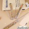 Multi-Function Drawing Tools Student Stationery Measuring Tools Cartoon Capybara Measuring Ruler Folding Ruler Drawing Ruler