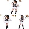 Halloween Mädchen Piraten Cosplay Kostüm Aus Polyesterstoff Für Bühnenveranstaltungen Und Kostümpartys