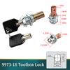 Craftsman Tool Box Lock Replacement Tubular Lock with Key Cabinet Insert Linkage Toolbox Lock Easy To Installation