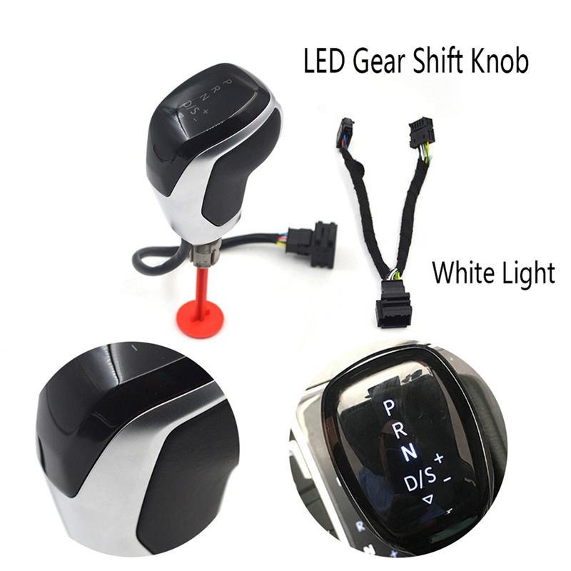 Electronic Shift Handle LED Gear Shift Knob For VW Golf MK6 MK7 Passat B7 B8 Tiguan MK2 DSG A White Light Parts Accessories