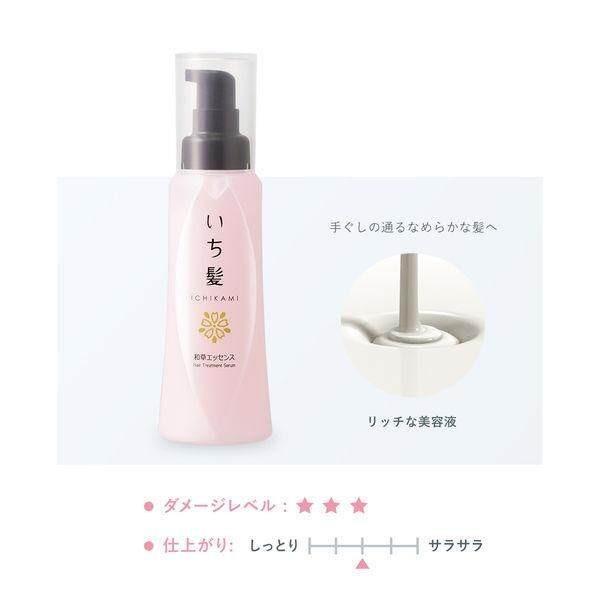 Kracie Ichikami Leave in Treatment Japanese Herbal Essence 100ml  Oil 50ml