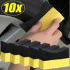 Car Professional Tyre Tire Dressing Applicator Curved Foam Sponge Pad Household Vehicles With Multifunctional Anti-dead