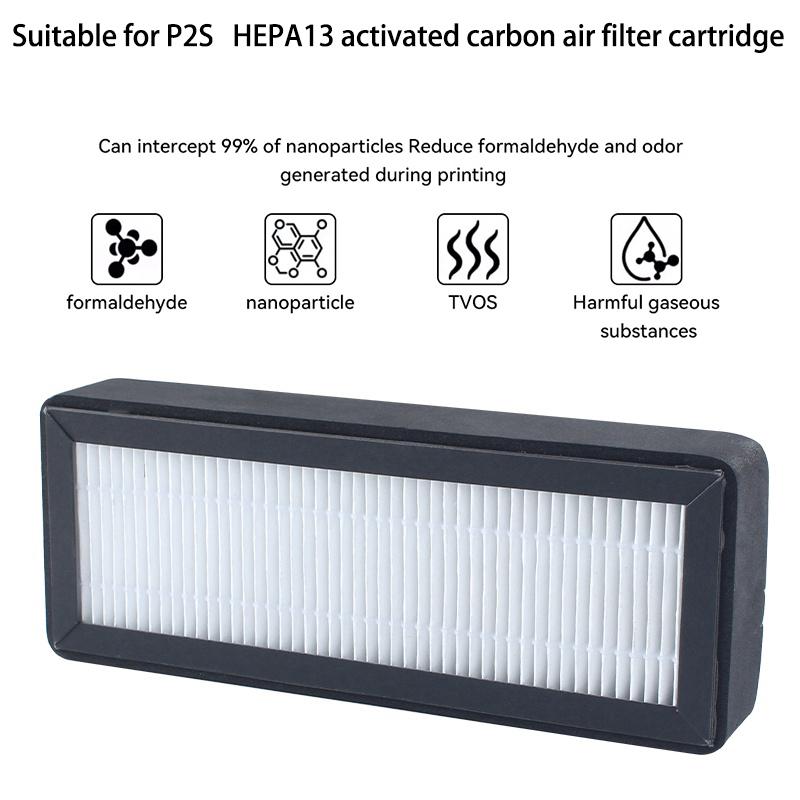 

P2S Upgraded Air Fiter For Bambu Lab P2S Filter Hepa 13 Activated Carbon Combo Air Filter Bambulab P2S Accessories