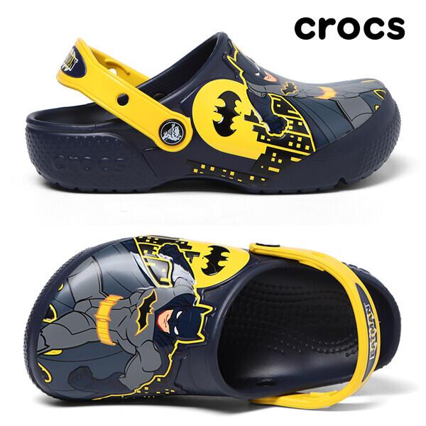 Детские клоги Crocs с нашивкой Бэтмена K 207470 410 navy/210