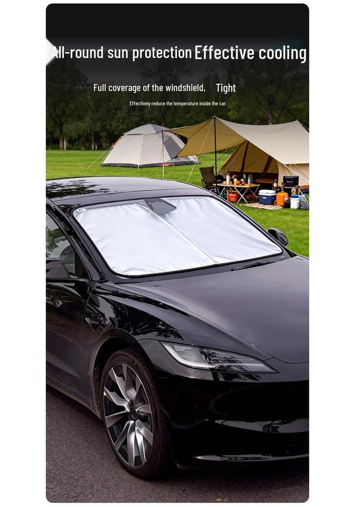 Tesla Model 3/Y/YL/YS Windshield Sunshade - Heat Insulation Sun Umbrella