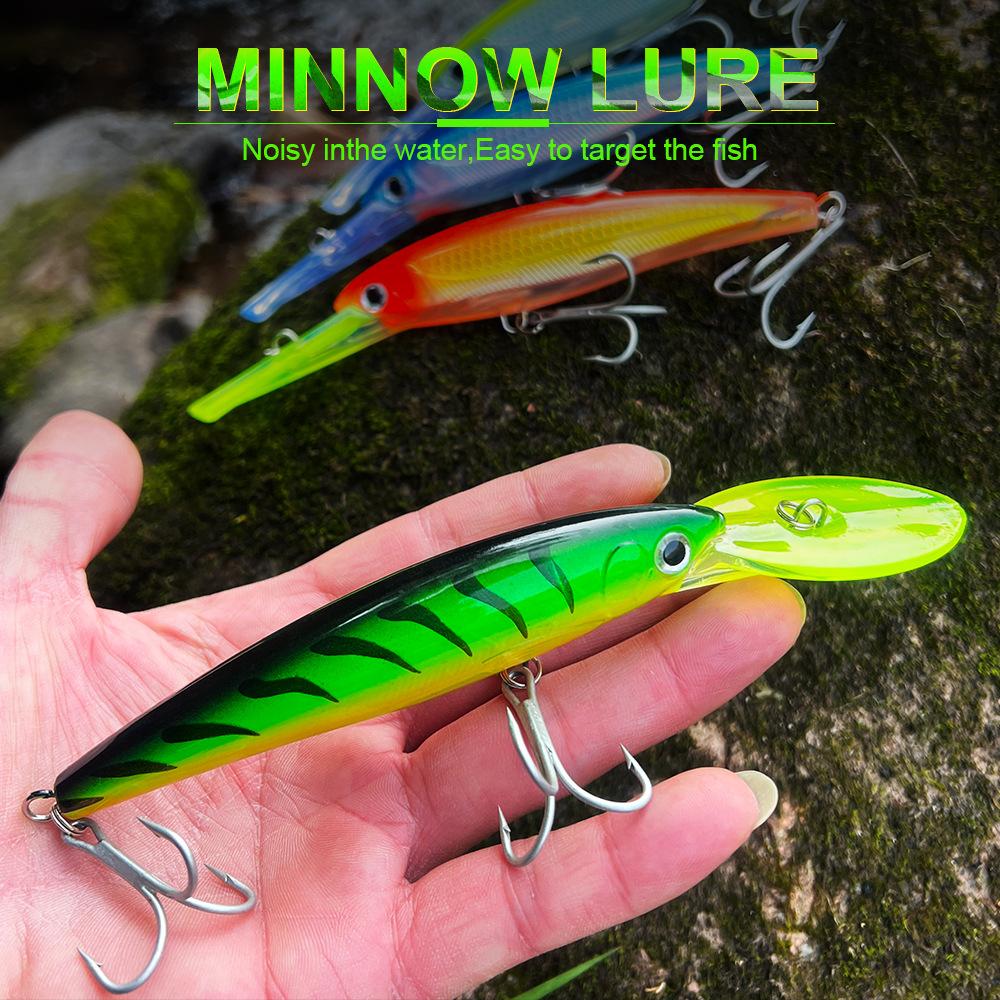 Long Throw Rice Nuolure Bait 17cm/19.5cm/22.5cm Sea Fishing Mackerel Golden Spear Bait Biomimetic False Bait