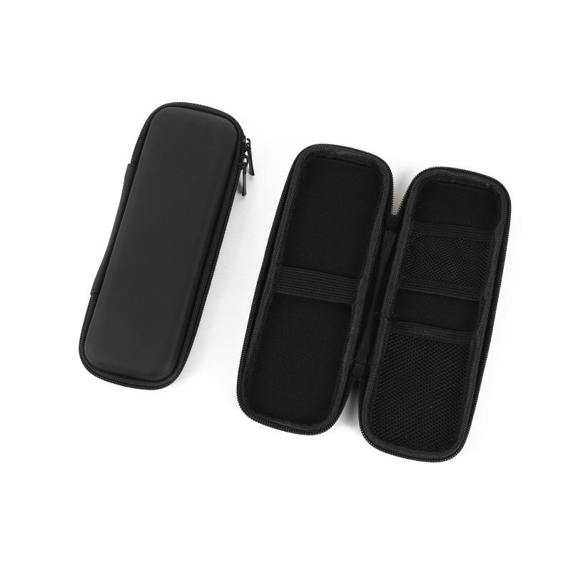 1 Stück Schwarze Kosmetiktasche Wasserdichter Doppelreißverschluss Make-up-Pinsel-Koffer Frauen Aufbewahrungstaschen Tragbarer Reise-Pinselhalter Make-up-Koffer