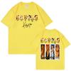Singer Karol G Double Sided Graphic T Shirts High Streetr Fashion Trend Short Sleeve Tshirts Unisex Unisex Casual Cotton Tshirt