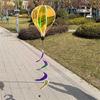 Multifunctional PVC Rotating Hot Air Balloon Wind Spinner for Outdoor Gardens Patios Balcony Weather Proof Ornaments