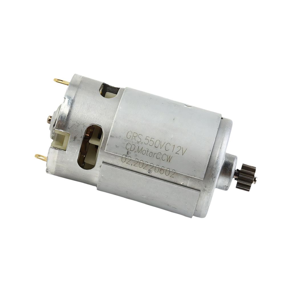 Motor de Repuesto Mejorado de 12V Para Dispositivos Eléctricos Perfecto Para Mantenimiento de Taladro y Fijaciones