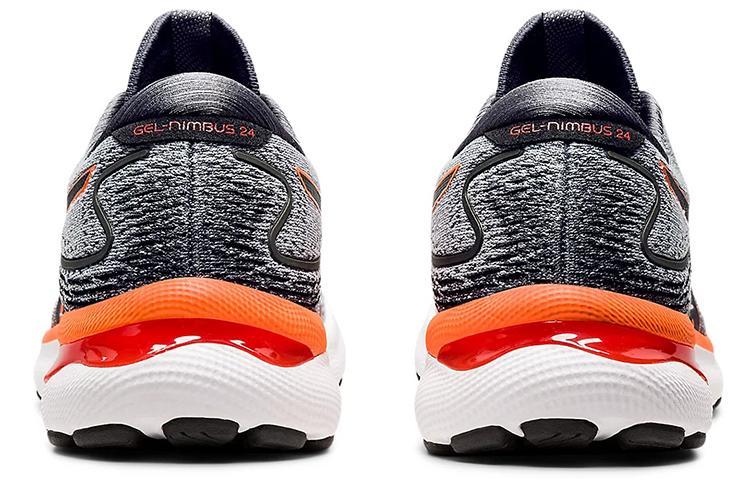 Asics Gel Nimbus 24 Sheet Rock Grey Shocking Orange 1011B359-020