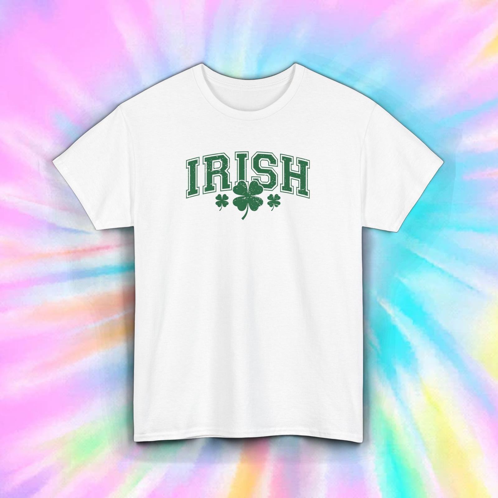 Irish Shamrock T-Shirt St. Patrick’s Day Lucky Clover Ireland Tee S-5XL XXXXL