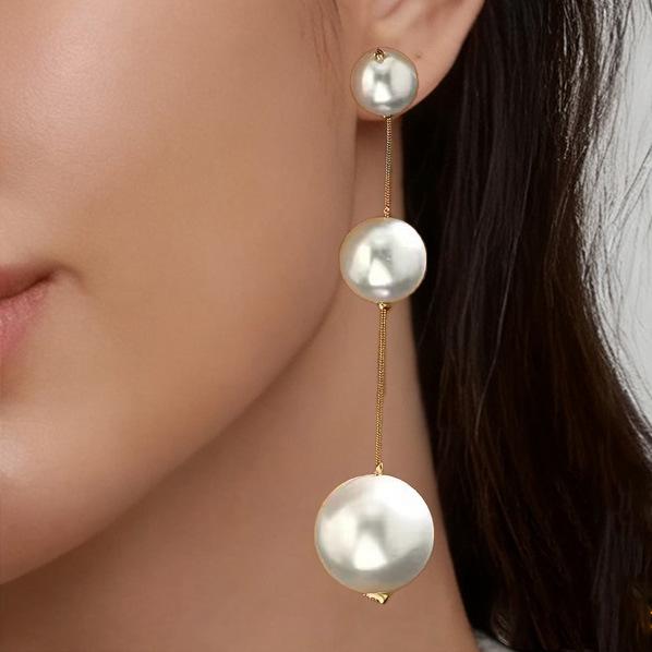 Новые персональные жемчужные серьги, серьги простые и элегантные