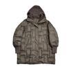 Womens Hooded Mid-Length Down Jacket With Duck Fill Warm Winter Coat Street Style