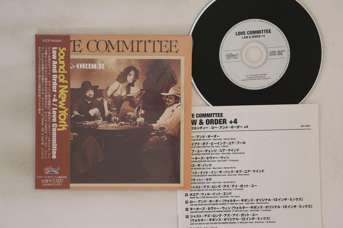 

CD LOVE COMMITTEE - Law And Order +4 VICP64544 SALSOUL 2008 Japan Obi Soul/Funk Used
