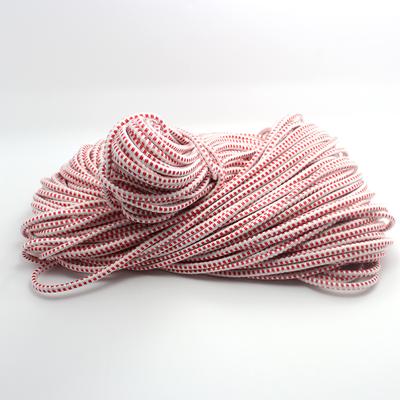 Elastic rotund tradițional de modă veche roșu și alb, elastic clasic super durabil, accesorii elastice pentru coarda de sărit, lot